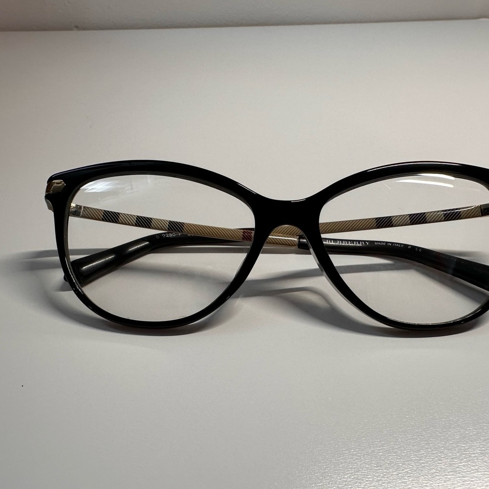 Burberry Black and Gold Glasses